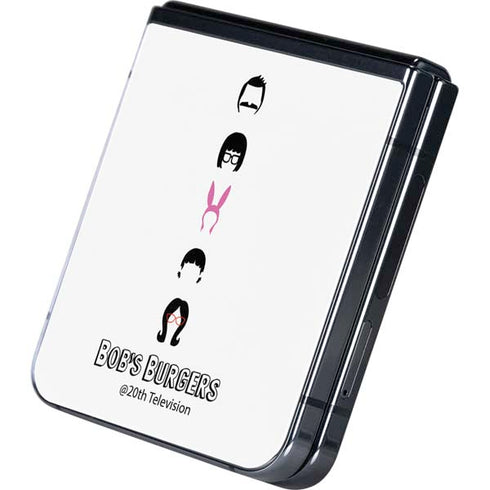 Bobs Burgers Silhouette Galaxy Z Flip5 5G Skin